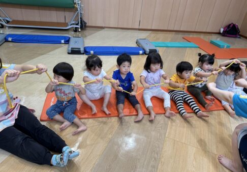 ◎2歳児　9月こぐま組　体操教室◎