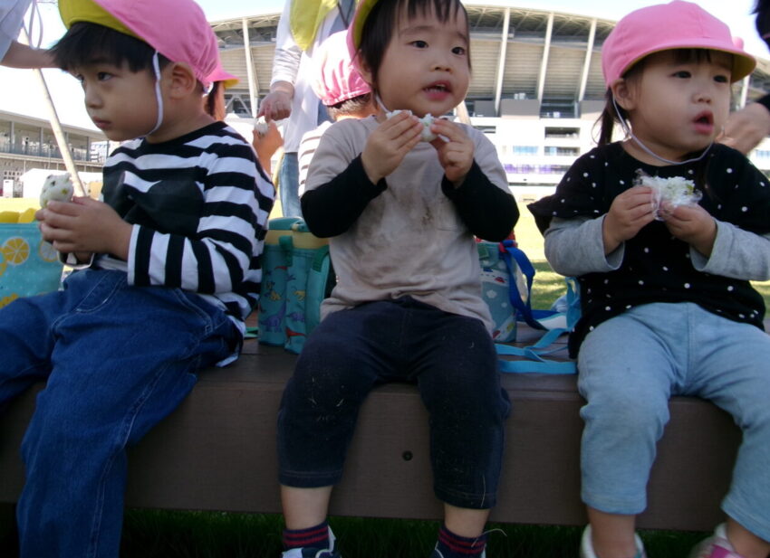 おにぎり、おいしいね♡