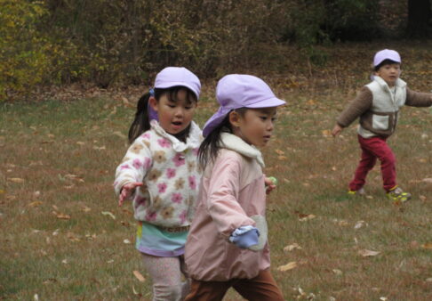 ３歳児クラス　秋のお散歩♪