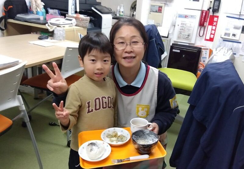 園長先生にも届けてくれました(^^)