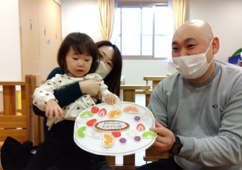 おいしそうなケーキ完成☆