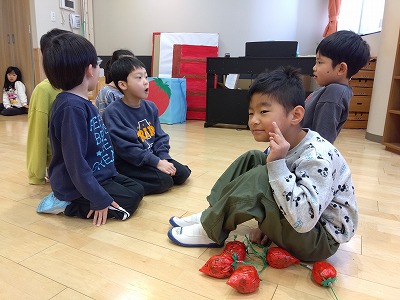 ５歳児　発表会ごっこ！