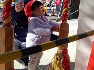 ０歳児　初詣に行ってきました！