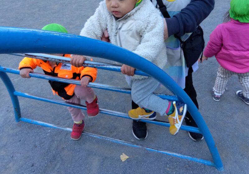 難しい遊具に挑戦！！