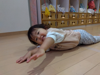 １歳児　りす組　「体操教室」