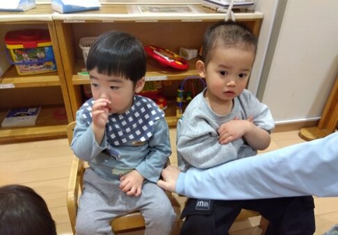 １歳児　りす組　「節分会」