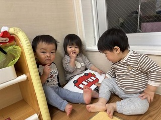 ０歳児さんもすっかり大きくなりました