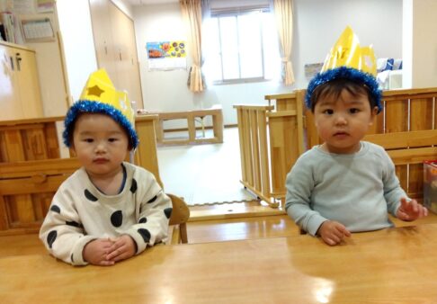 りすぐみ（１歳児クラス）☆２月誕生会
