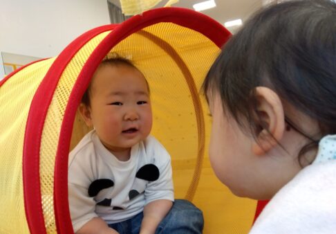 ０歳児「たくさんできることが増えたよ」