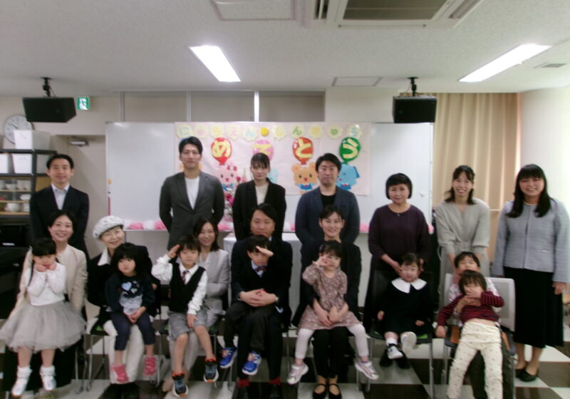 一番上のお兄さんお姉さん、ほしぐみさん。進級おめでとうございます！