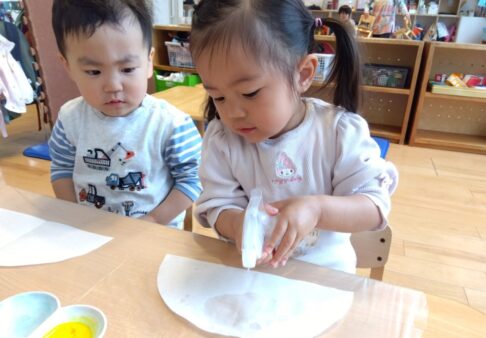 ２歳児「４月の製作🌷」