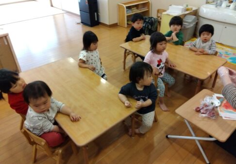 うさぎ組（２歳児クラス）☆４月食育