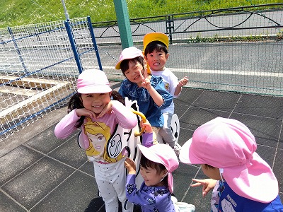 4歳児　戸外遊び