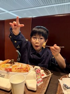 スペシャルランチを食べたね！