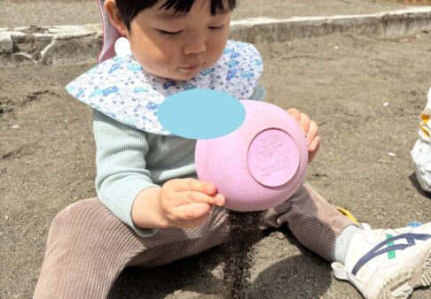 【０歳児・１歳児】笑顔がドンドン増えています！
