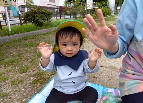 ０歳児　初めて園生活！