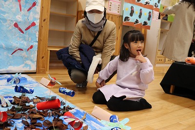 本物の葉っぱもあるよ！