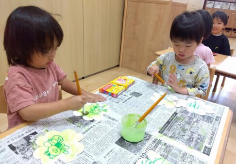 3歳児　春の制作
