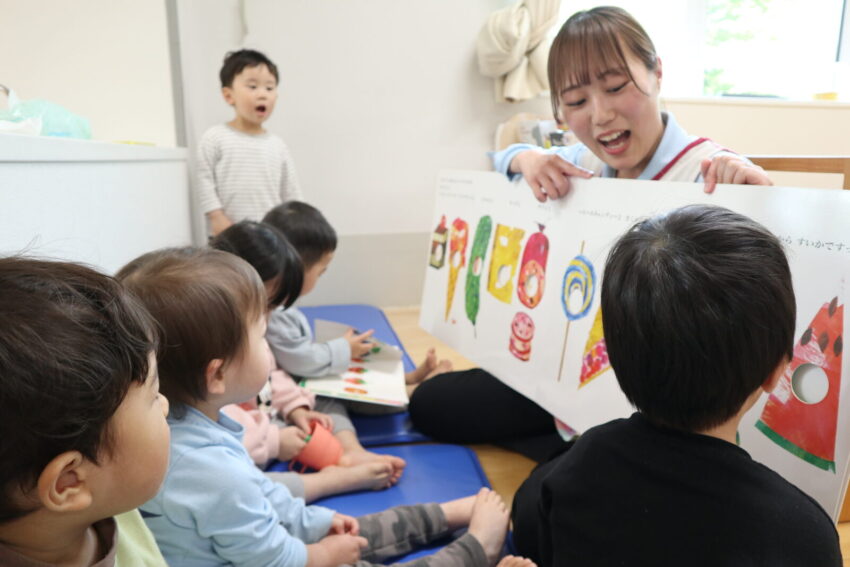 少人数だからこそできる、丁寧な保育