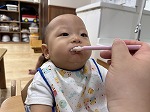 離乳食～おいしいね♪