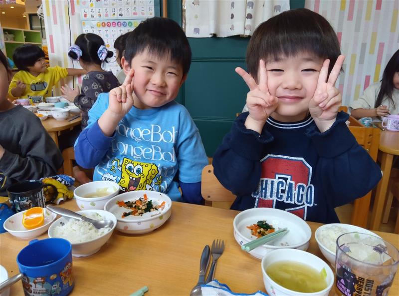 手作りの給食で食べる楽しさから生きる力へ