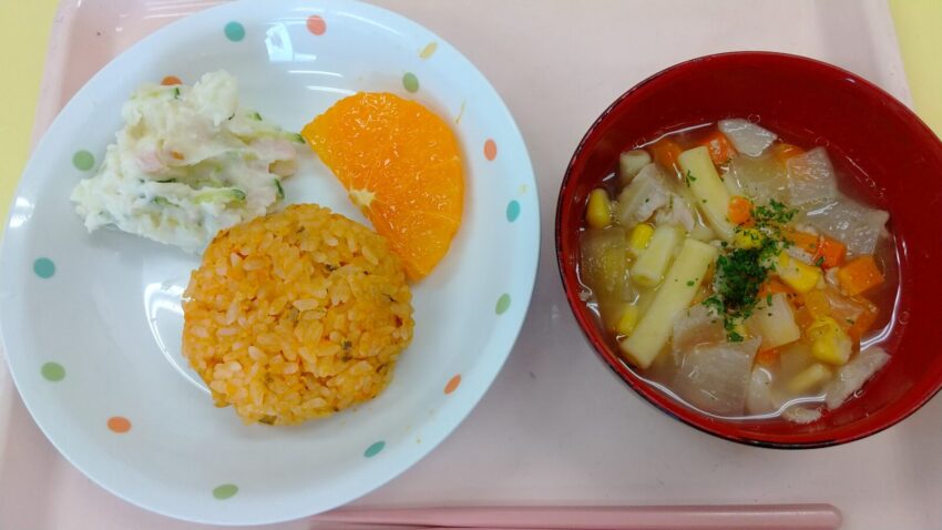 給食がおいしい!