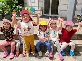 みんなでポーズ