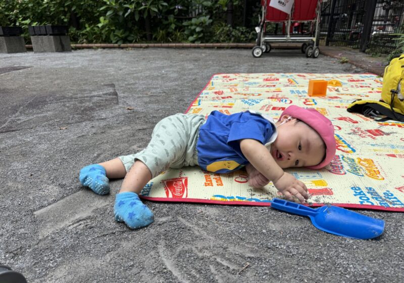 砂の感触って不思議だな～