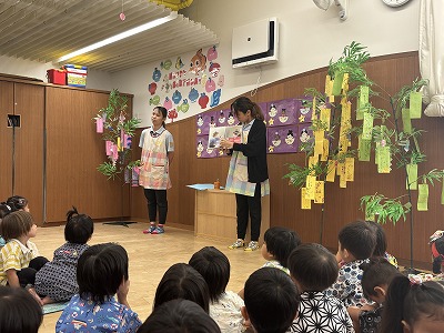 七夕の由来を勉強中
