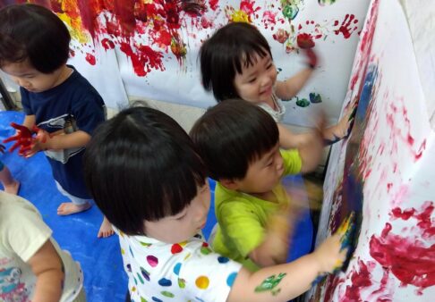 ボディーペイント ~1・2歳児~