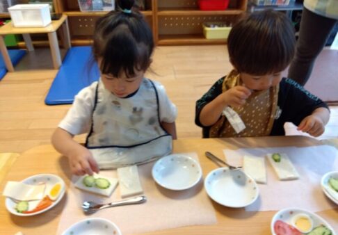 2歳児「楽しい食育🥪✨」