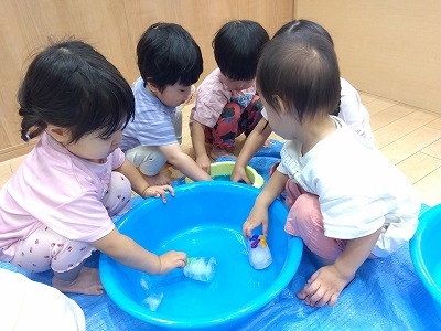 ２歳児　夏ですね！
