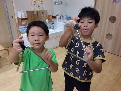 ５歳児　楽器遊びの様子♪
