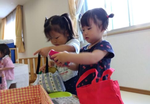 うさぎ組（２歳クラス）☆８月の様子