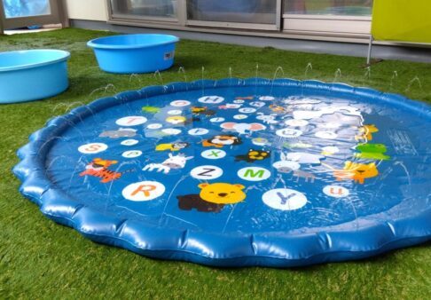 【終了】8月の子育て支援イベント開催のお知らせ「水遊び＆園内スタンプラリー」