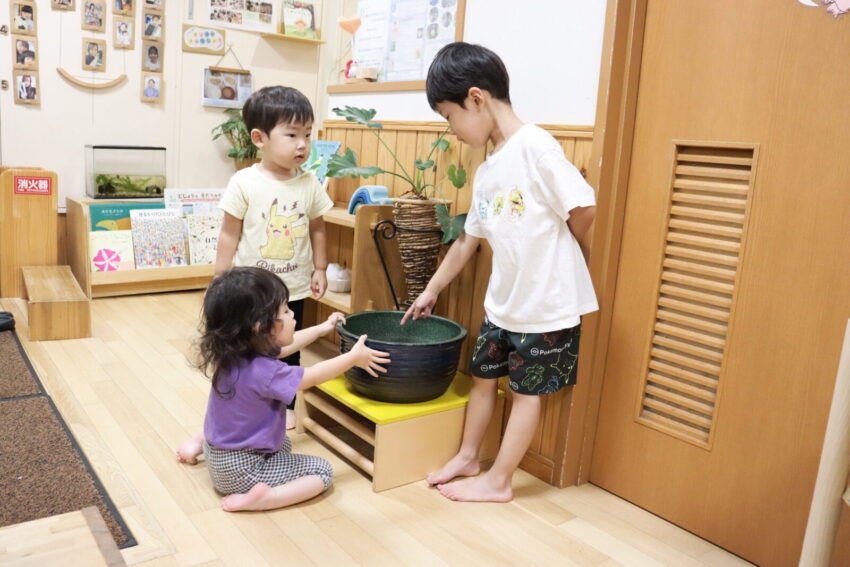 育ち合う異年齢保育
