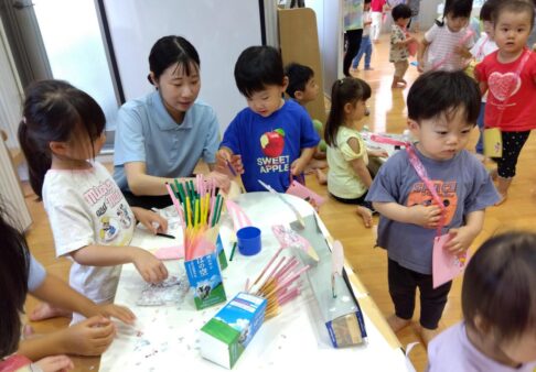 夏祭りを楽しみました!